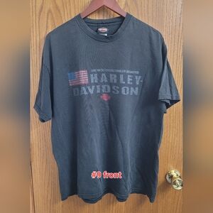 Genuine Harley-Davidson Black T-Shirt for Men XL